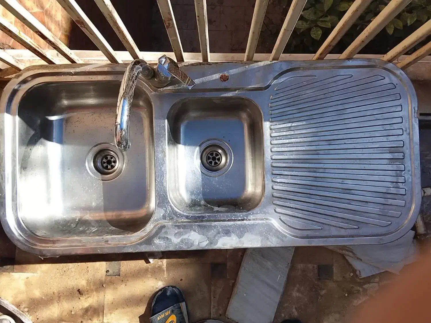 سینک دولگنه|آبچکان و نظمدهنده ظروف|قم, پشت انبار نفت|دیوار