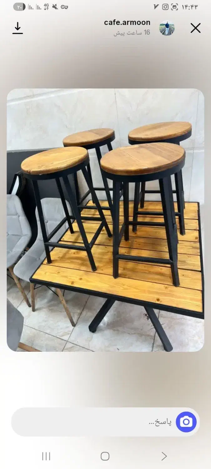 میز و صندلی نو|میز و صندلی غذاخوری|رشت, منظریه|دیوار