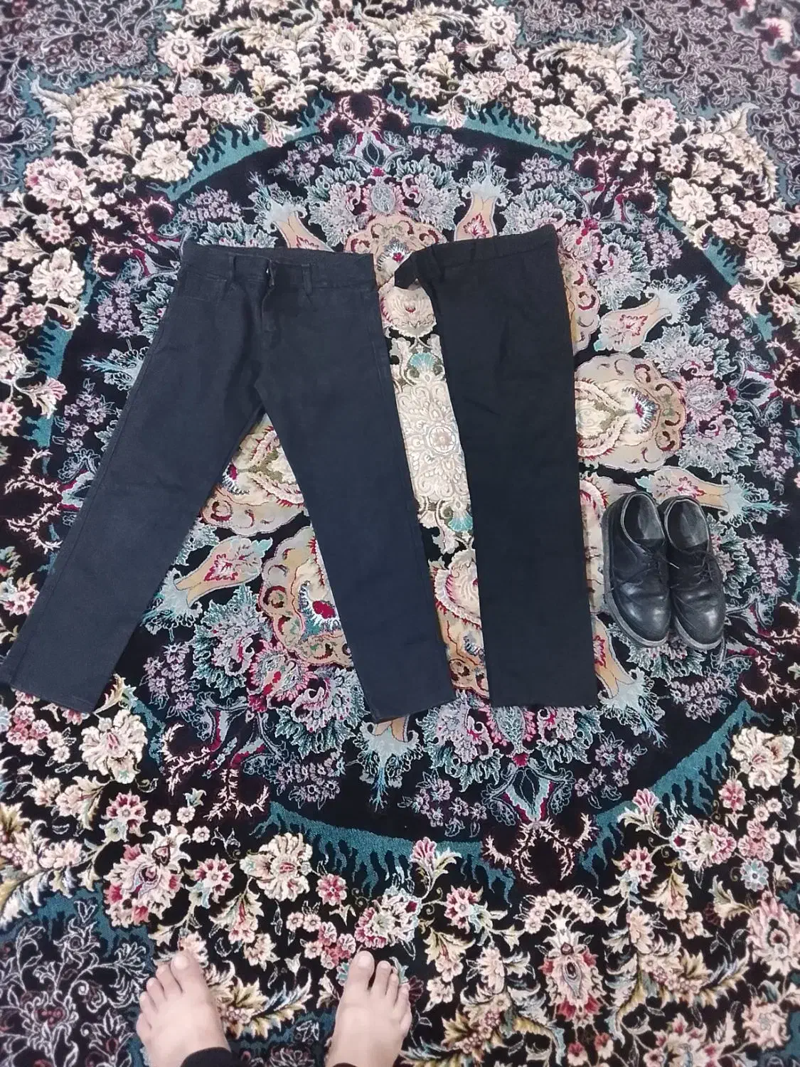 دوعددشلوارپسرانه سایز۲۸وکفش سایز۳۵|کفش و لباس بچه|بروجرد, |دیوار