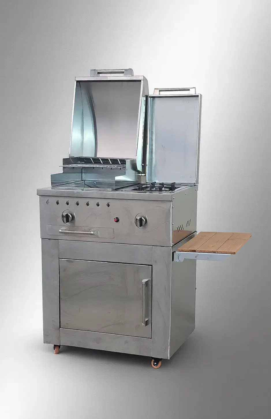 باربیکیو با موتور سیخ گردان فول استیل|مصالح و تجهیزات ساختمان|تهران, مظاهری|دیوار