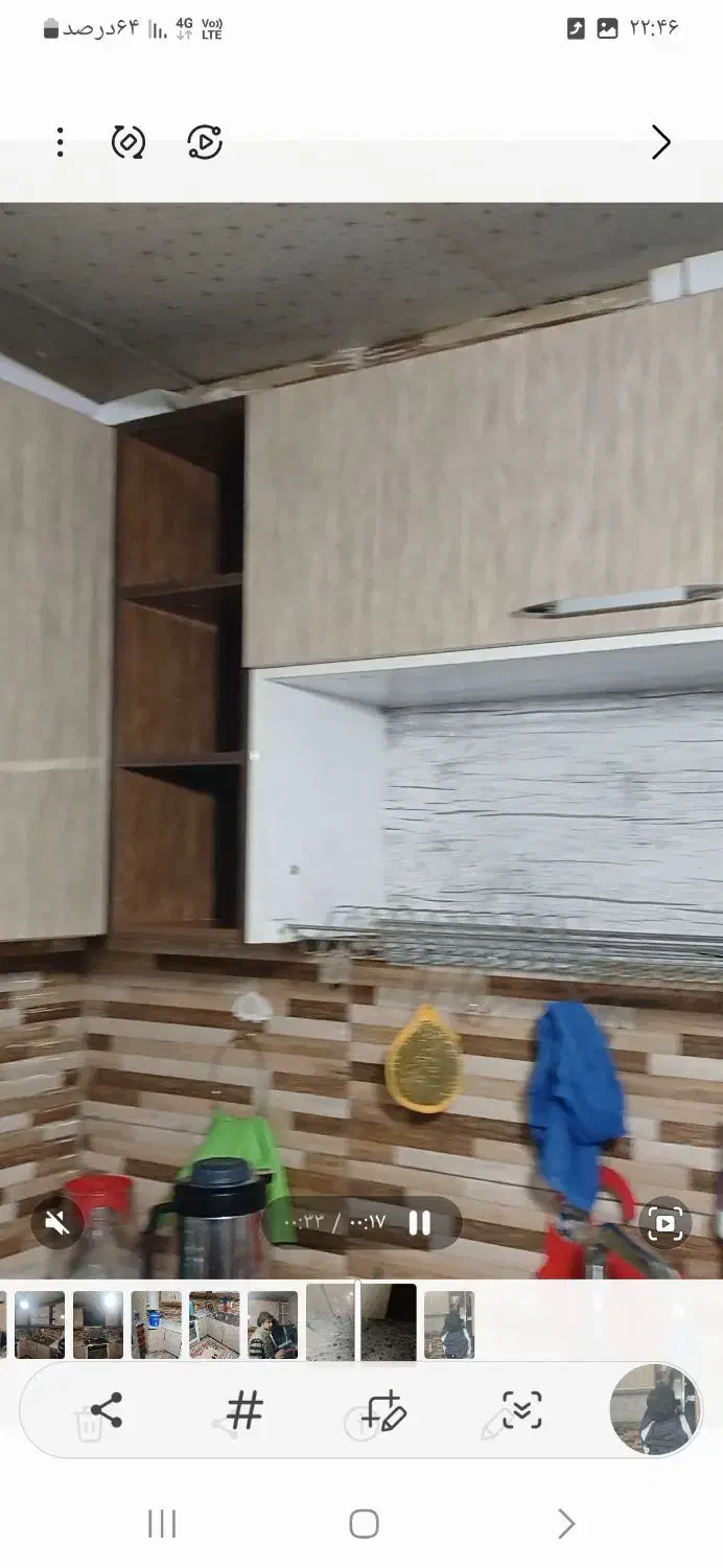 کابینت|آبچکان و نظمدهنده ظروف|شیراز, کوشک میدان|دیوار