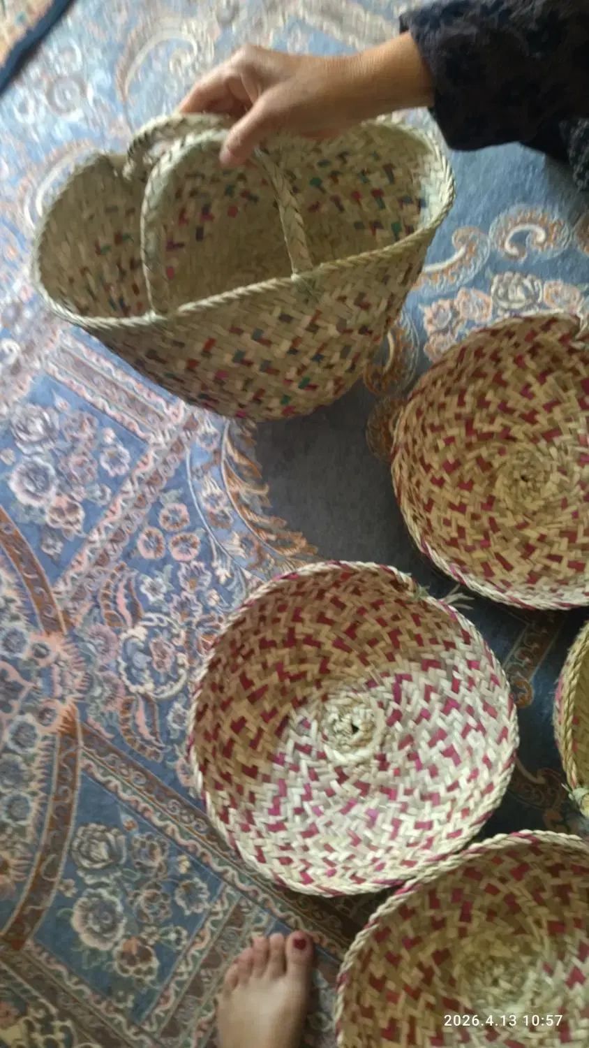 سبد حصیری|صنایع دستی و سایر لوازم تزئینی|بندر ماهشهر, |دیوار