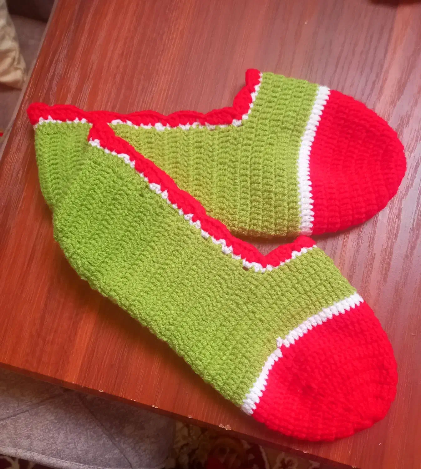 پاپوش های دست بافت درهر سایزی مناسب یلدا|لباس|یزد, |دیوار