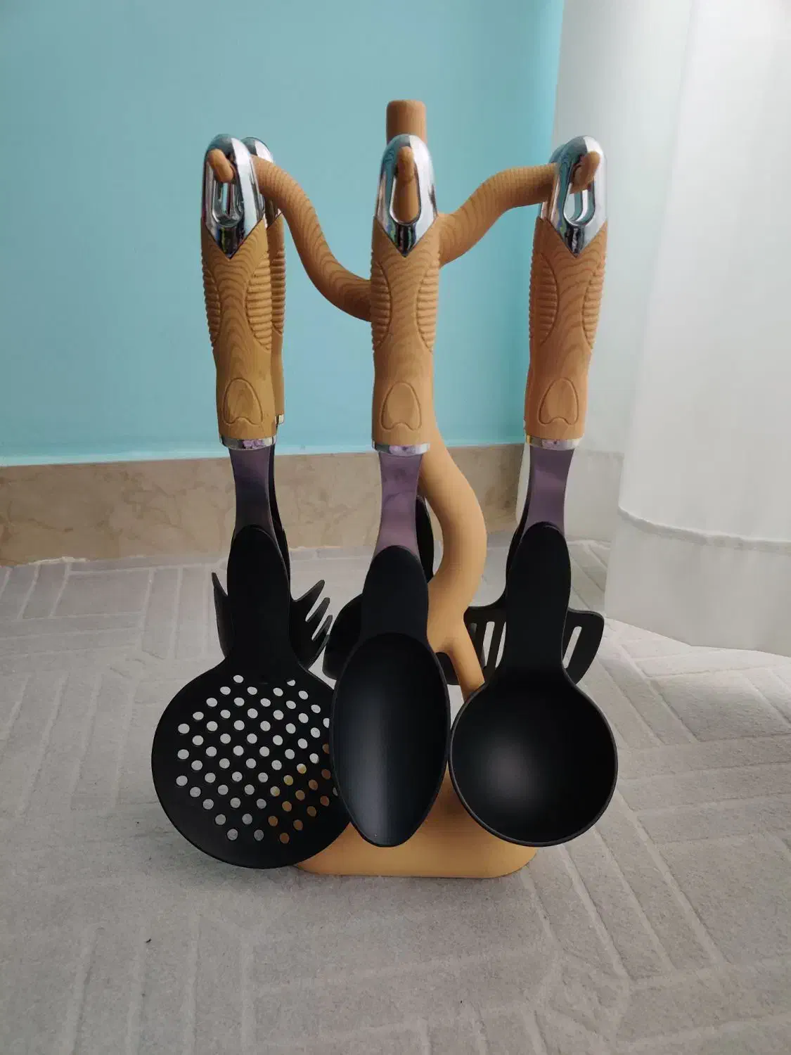 ست کفگیر و ملاقه|ظروف پختوپز|شیراز, پودنک|دیوار