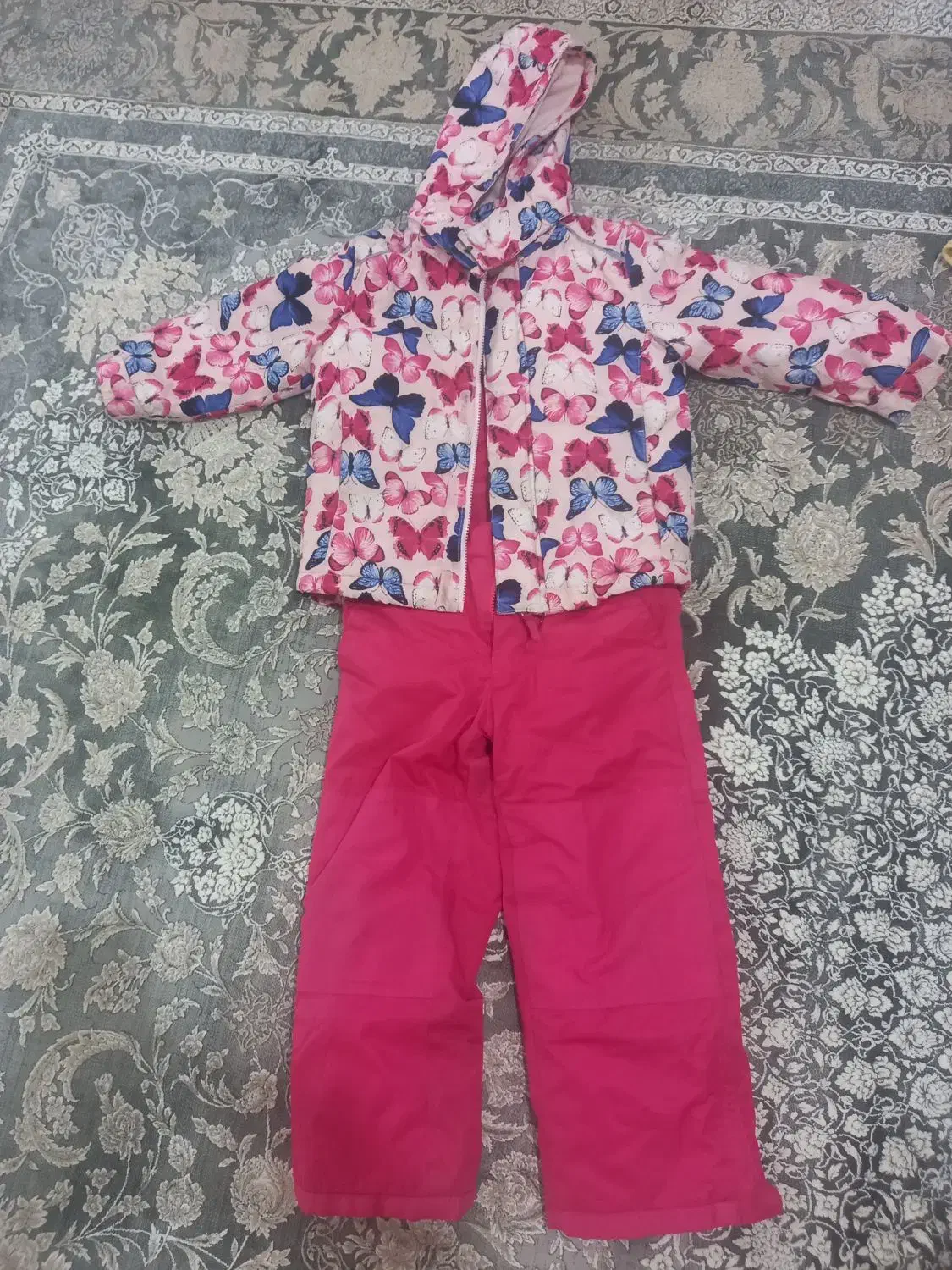 کاپشن شلوار دخترانه در حد نو|کفش و لباس بچه|همدان, |دیوار