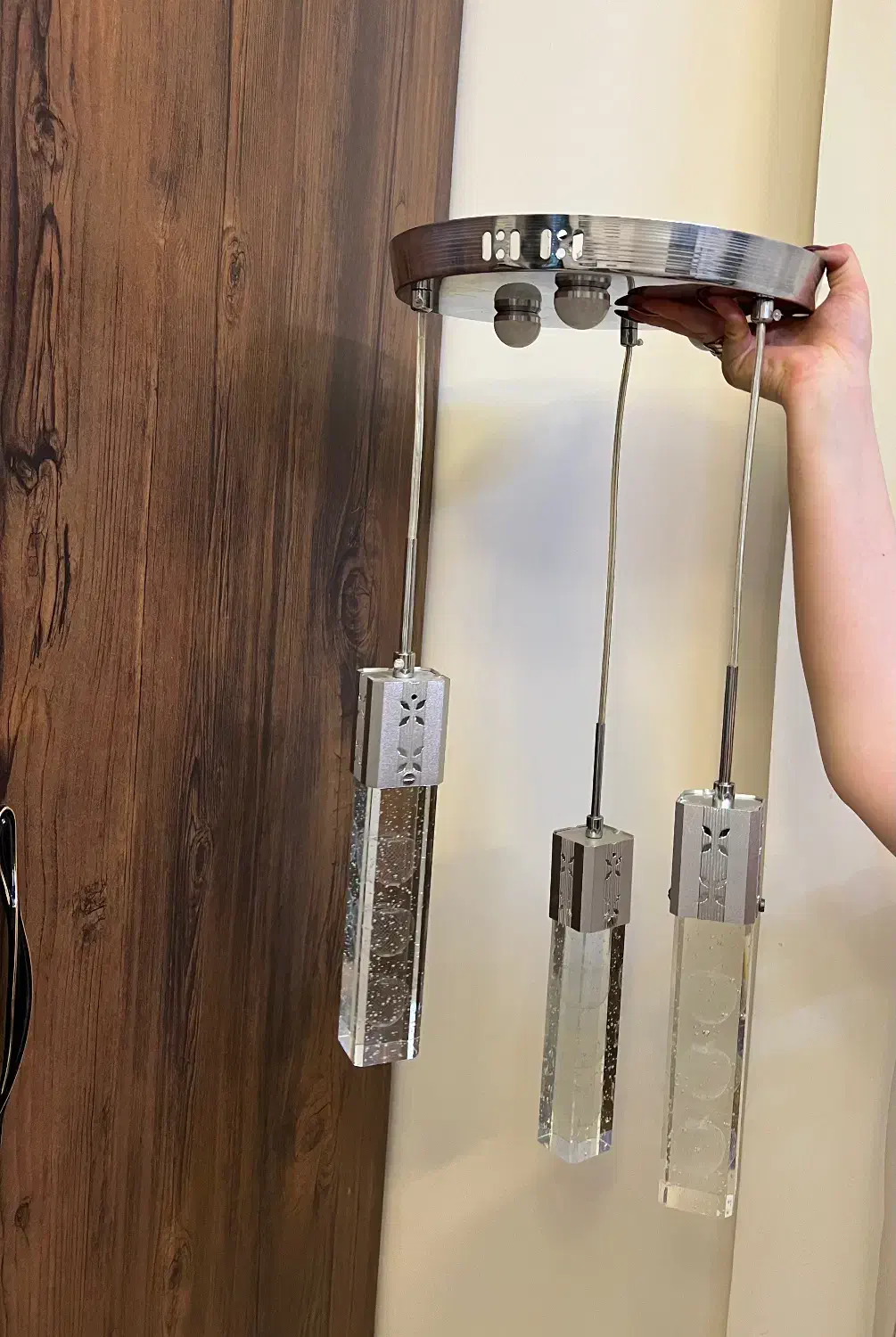 لوستر کریستال مدرن|لوستر و چراغ آویز|قزوین, |دیوار