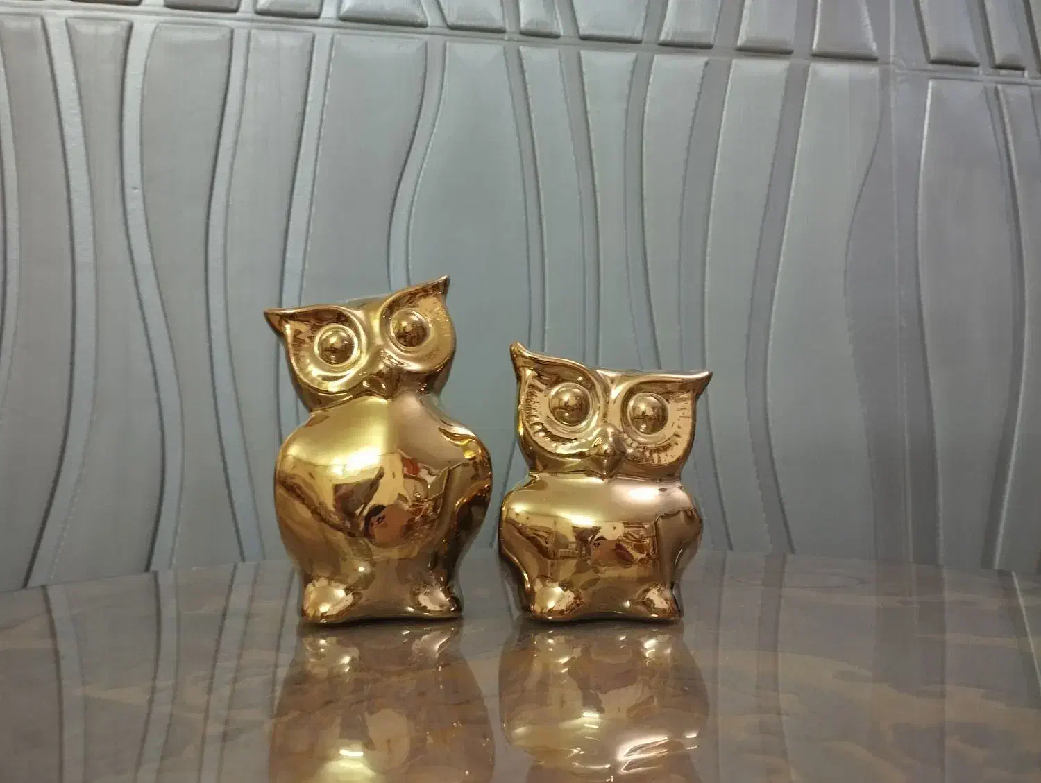 تعدادی دکوری سرامیکی و‌فلزی به صورت یکجابا هم|مجسمه، تندیس، ماکت|شاندیز, |دیوار