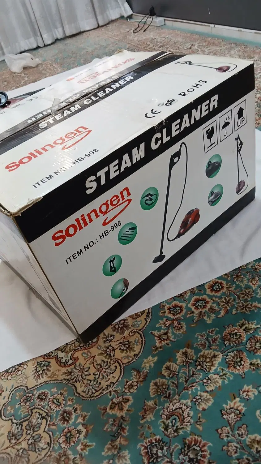 بخارشور ۲ لیتر و نیم زولینگن Solingen آلمانی سالم|جاروبرقی، جارو شارژی، بخارشو|تهران, وصفنارد|دیوار