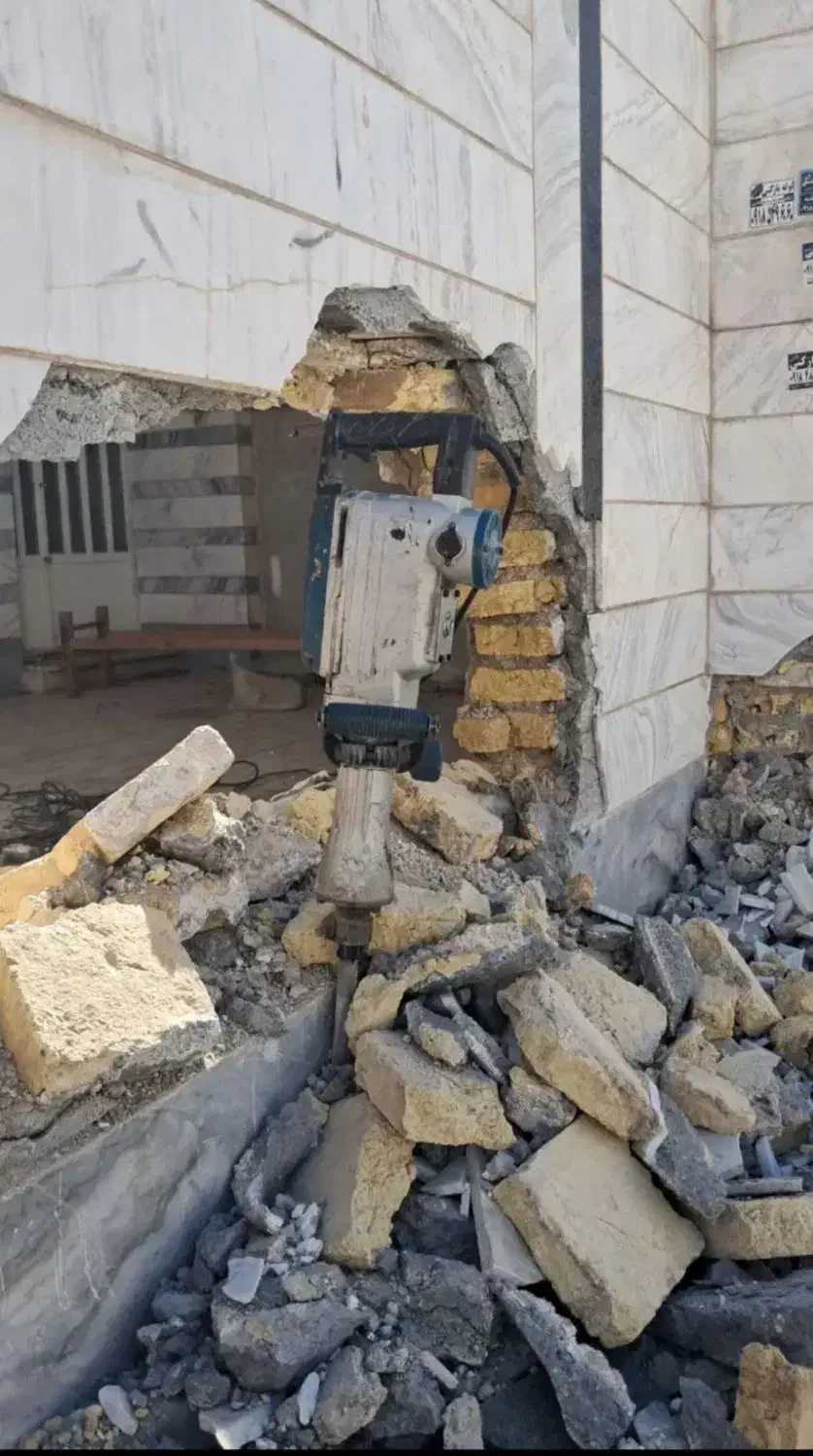 تخریب و کنده کاری ساختمان|خدمات پیشه و مهارت|تهران, دکتر هوشیار|دیوار
