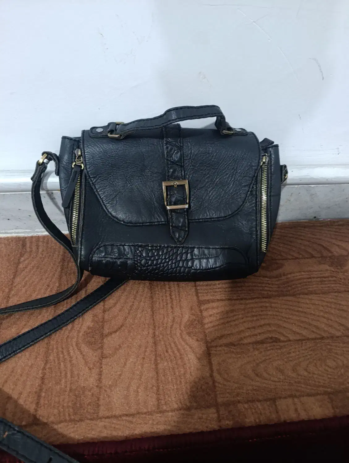 کیف دستی زنانه چرم مشکی -شیک و باکیفیت|کیف، کفش، کمربند|چهارباغ, |دیوار