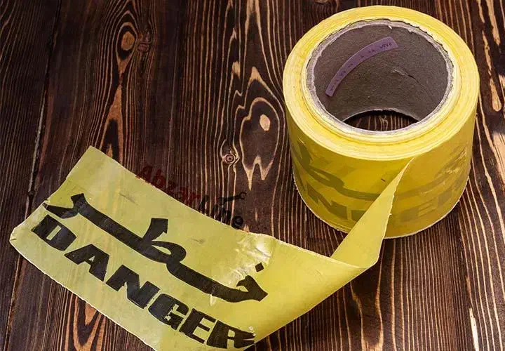 مثلث و نوار خطر|ابزارآلات|اهواز, کیانپارس |دیوار