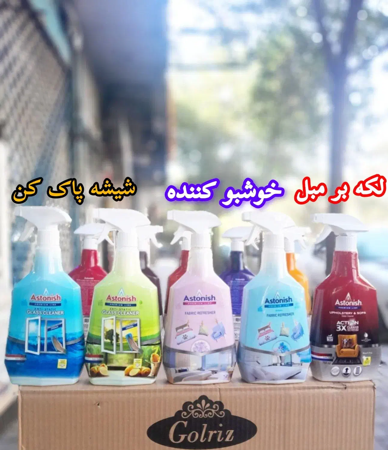 انواع محصولات استونیش|مواد شوینده و دستمال کاغذی|قم, باغ شازده|دیوار