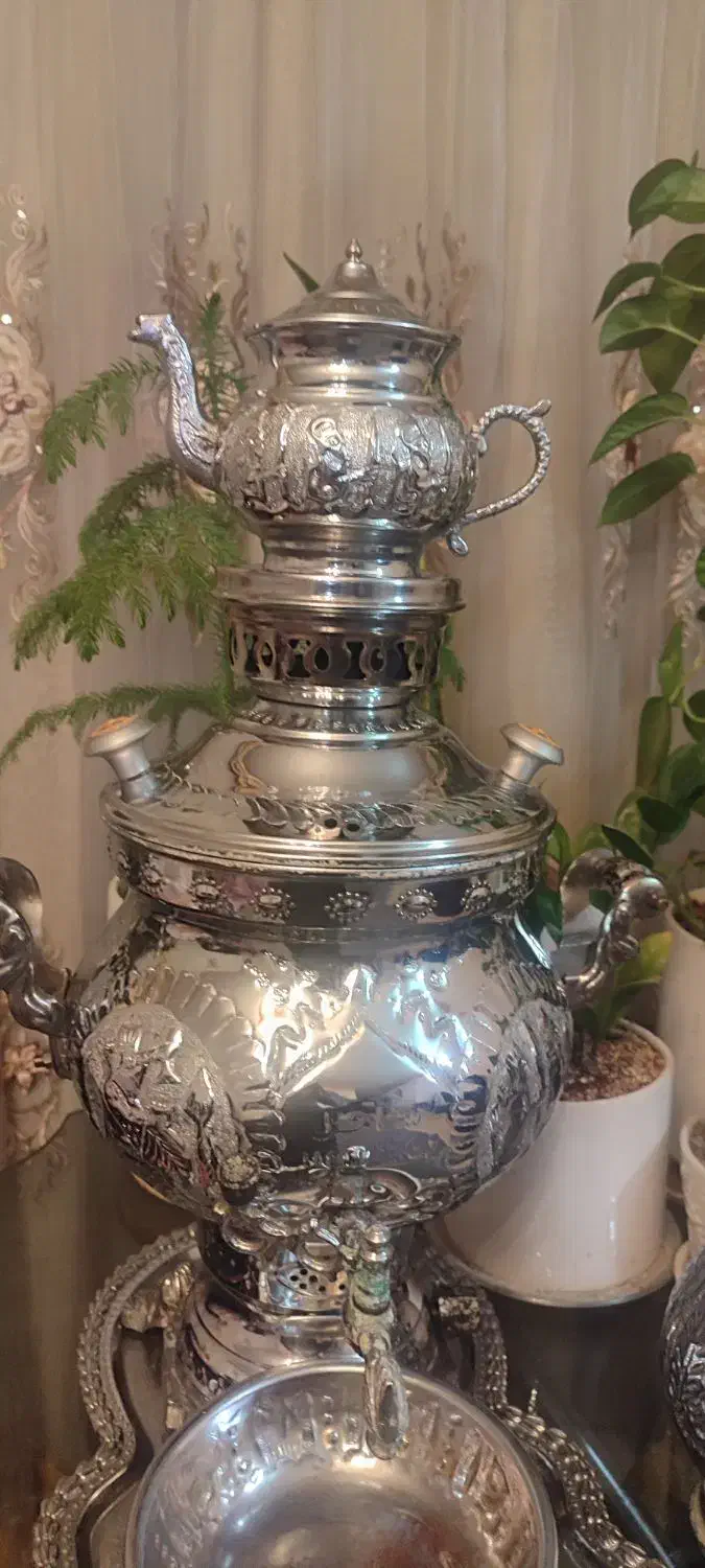 سماور گازی جنس برنجی|سماور، چایساز، قهوهساز|تهران, شهرک یاس|دیوار