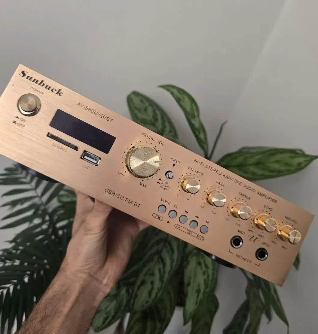 آمپلی فایر SUNBUCK 580USB/BT/298BT|صوتی و تصویری|تهران, تهران‌نو|دیوار