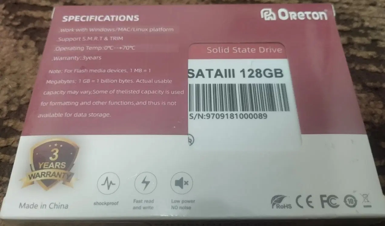 هارد ssd oreton|قطعات و لوازم جانبی رایانه|زابل, |دیوار
