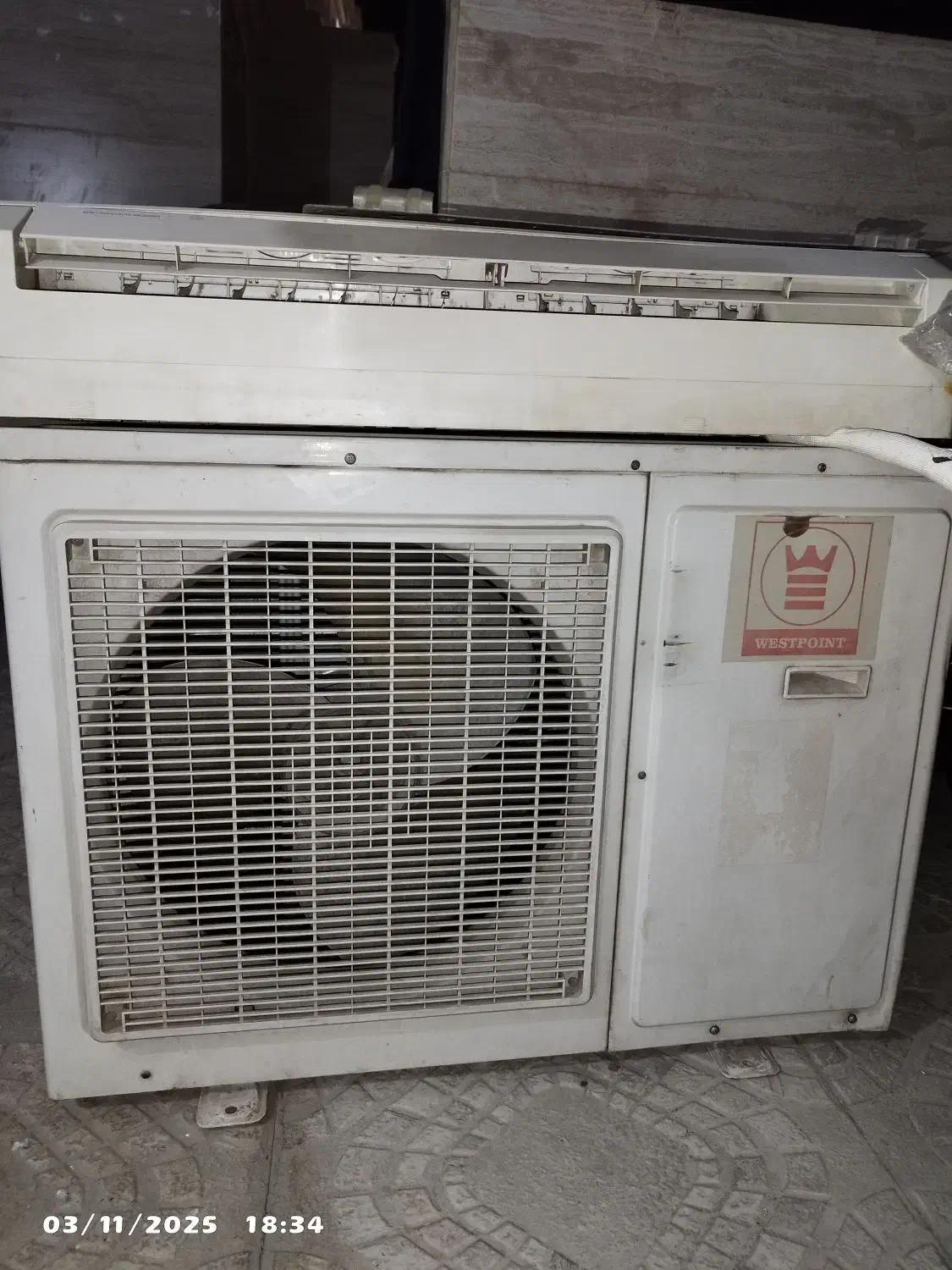 کولر دو تیکه18هزار  وست پوینت|کولر گازی و فن‌کوئل|مسجد سلیمان, |دیوار