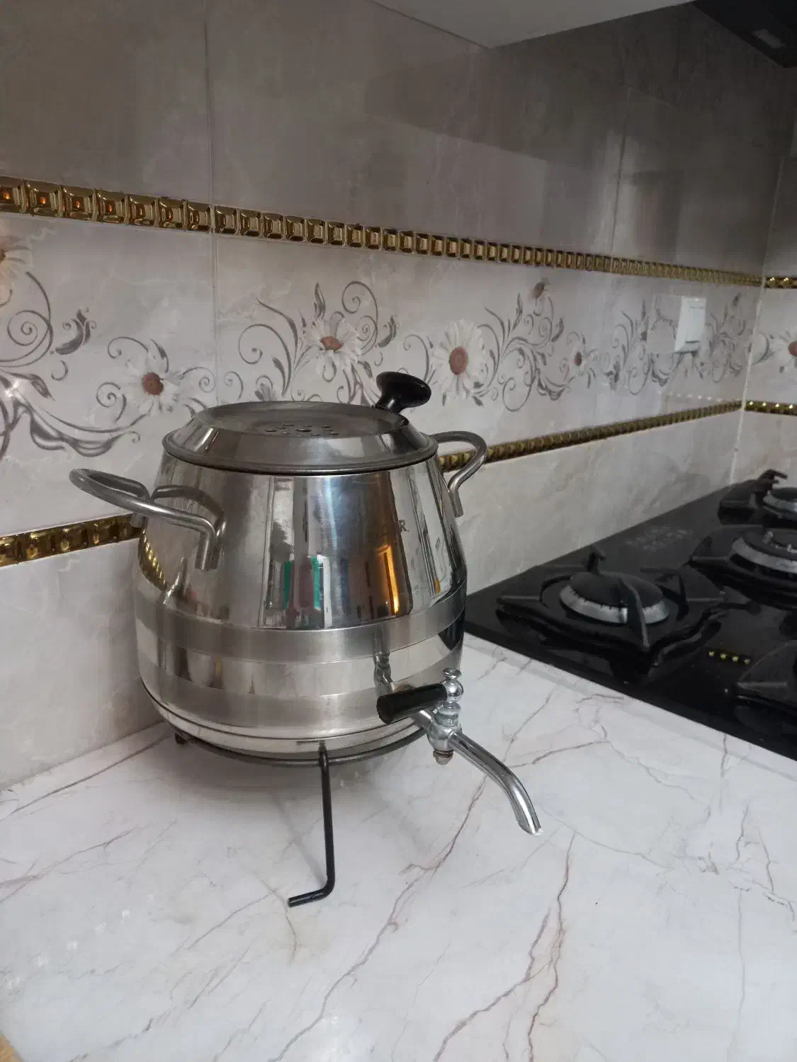 سماور روگازی ۶لیتری|سماور، چای‌ساز، قهوه‌ساز|اردبیل, |دیوار