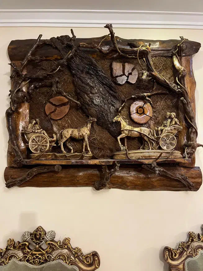 بار و تابلو چوب با طرح خاص|بوفه، ویترین، کنسول|تهران, قلهک|دیوار