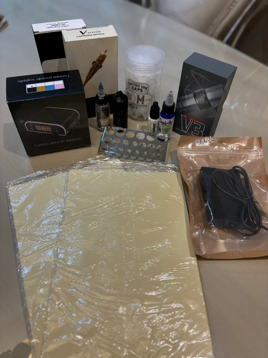 دستگاه تاتو به همراه کلیه لوازم جانبی|آرایشی، بهداشتی، درمانی|تهران, اکباتان|دیوار