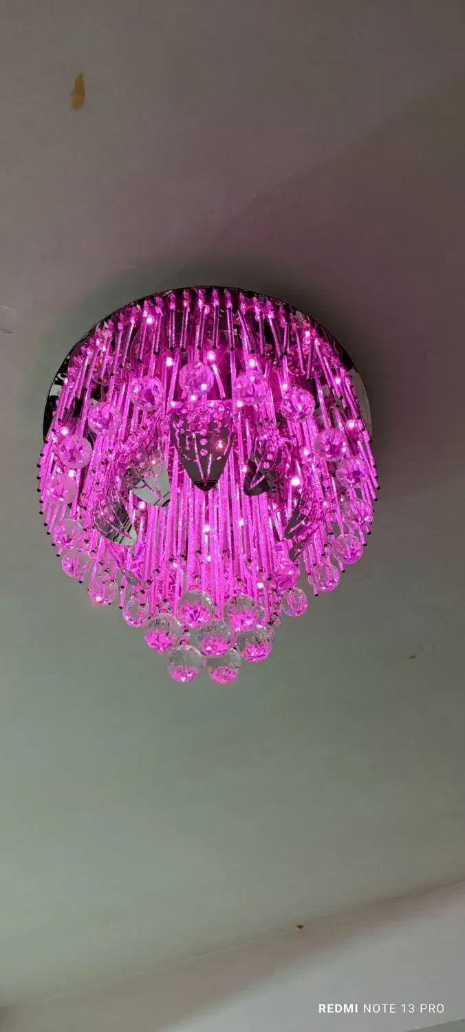 لوستر سقفی کریستالی|لوستر و چراغ آویز|قدس, شهرک فرزان|دیوار