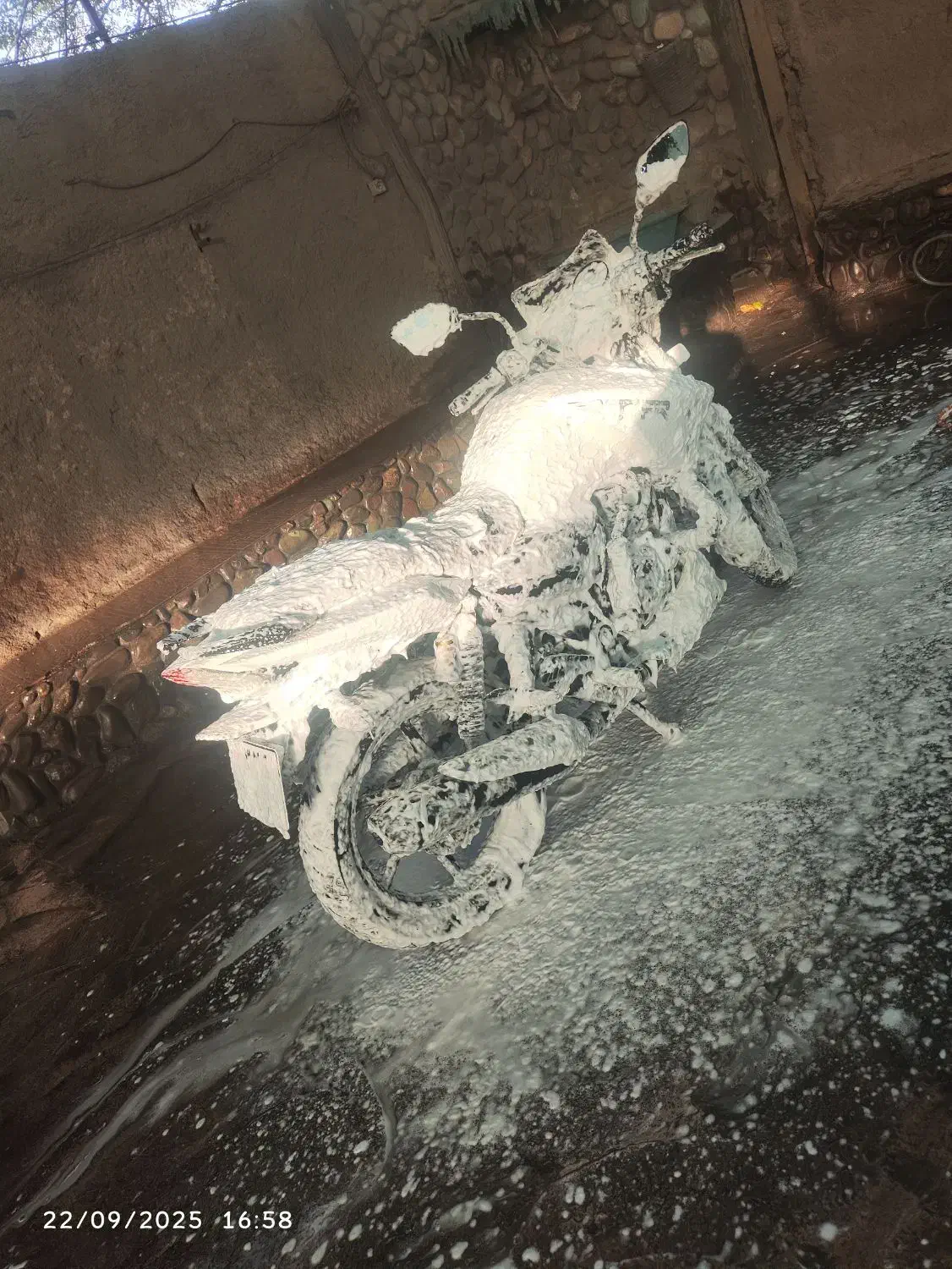 موتور اپاچی سفید180. 1393|موتورسیکلت|پاکدشت, پاکدشت (مامازند)|دیوار