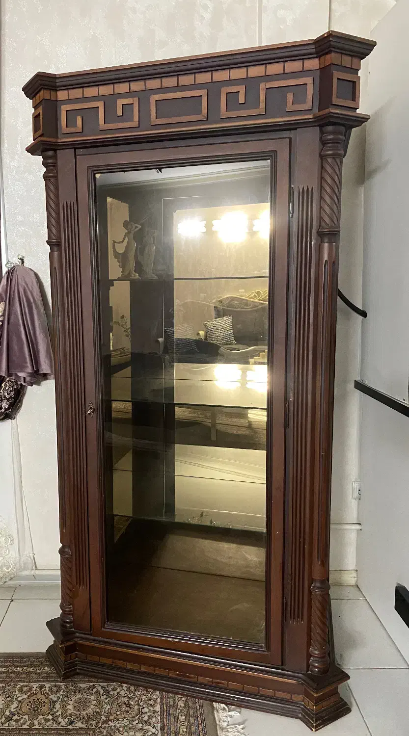 بوفه ویترین قهوه ای|بوفه، ویترین، کنسول|پردیس, فاز ۲|دیوار