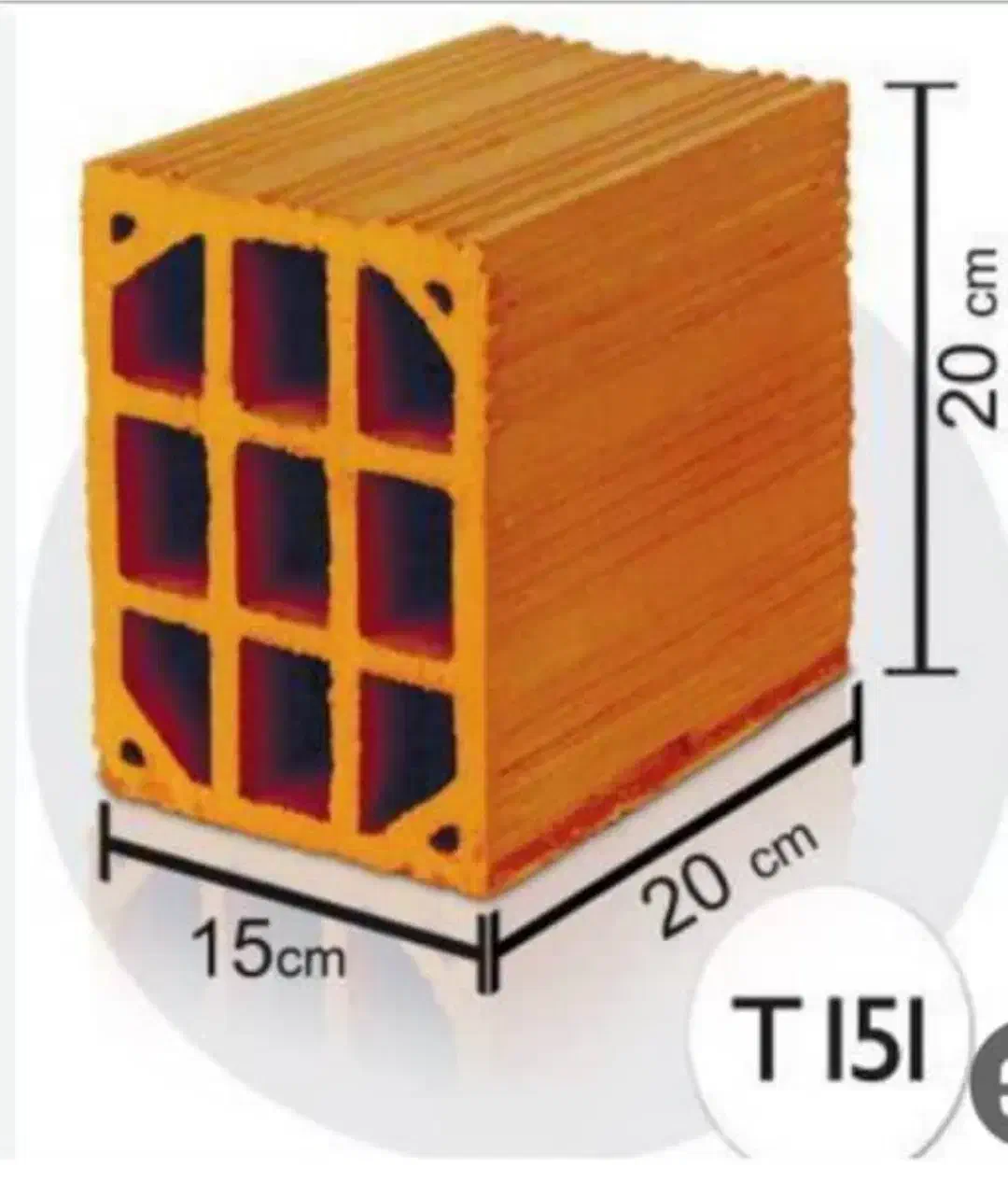 فروش آجرایتال 15*20 و 10*20|مصالح و تجهیزات ساختمان|گرگان, |دیوار