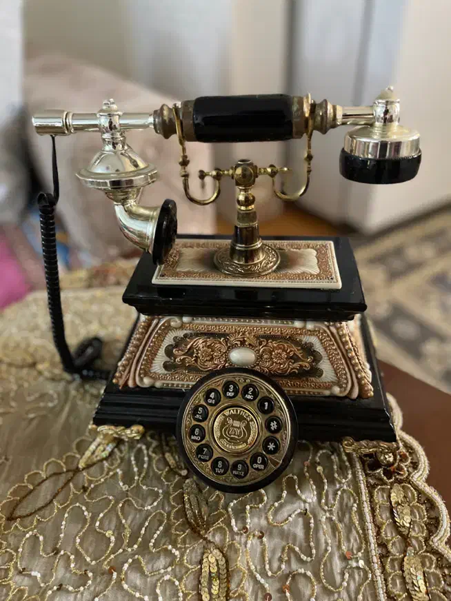 جا شمعی و تلفن انتیک|صنایع دستی و سایر لوازم تزئینی|ری, سرتخت|دیوار