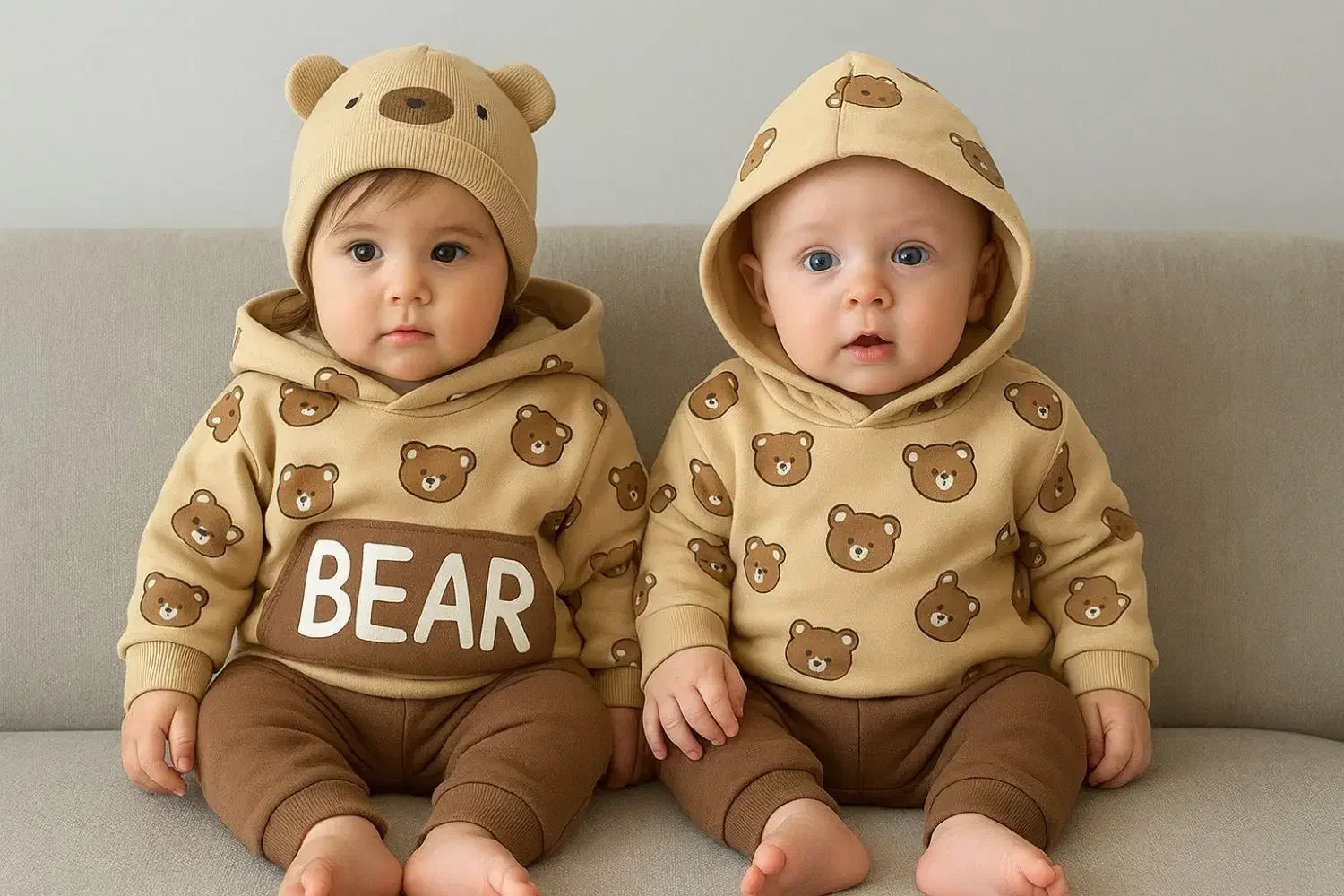 لباس پاییزه جدید و هودی شلوار بچگانه رسید|کفش و لباس بچه|تبریز, |دیوار