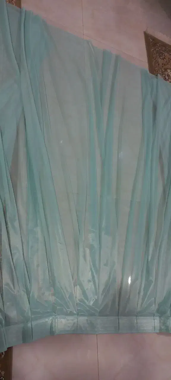 پرده حریر نونو درجه یک جنس پارچه|پرده، رانر، رومیزی|فردیس, فردیس|دیوار
