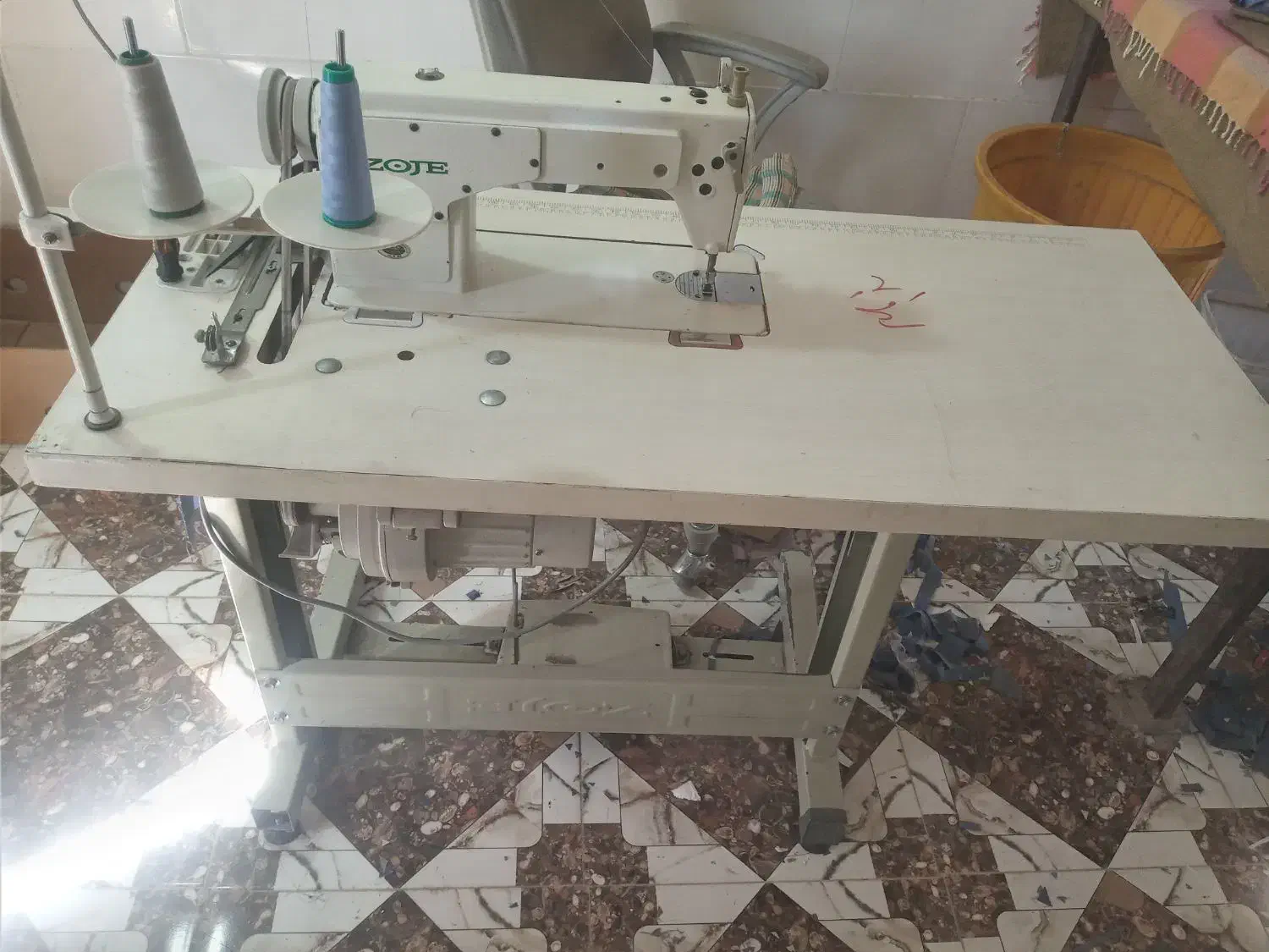 چرخ خیاطی زوجی|چرخ خیاطی و ریسندگی|پسکوه, |دیوار