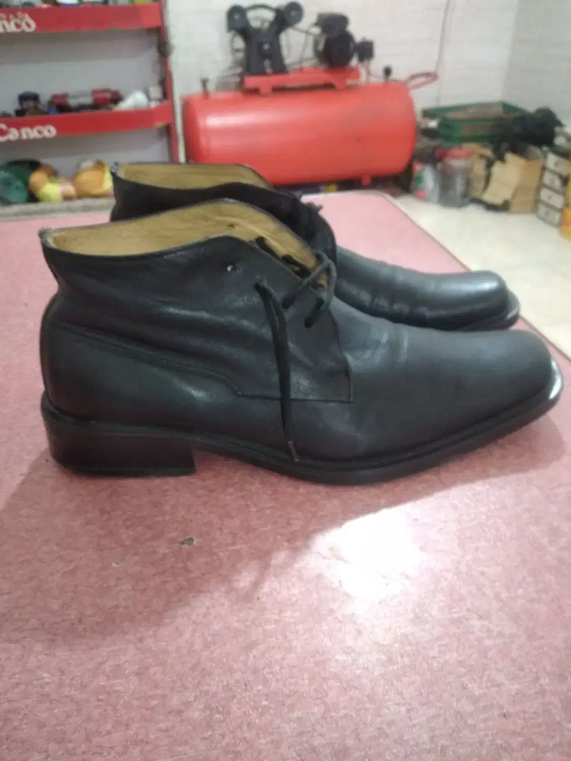 کفش نیم بوت چرم|کیف، کفش، کمربند|آق قلا, |دیوار