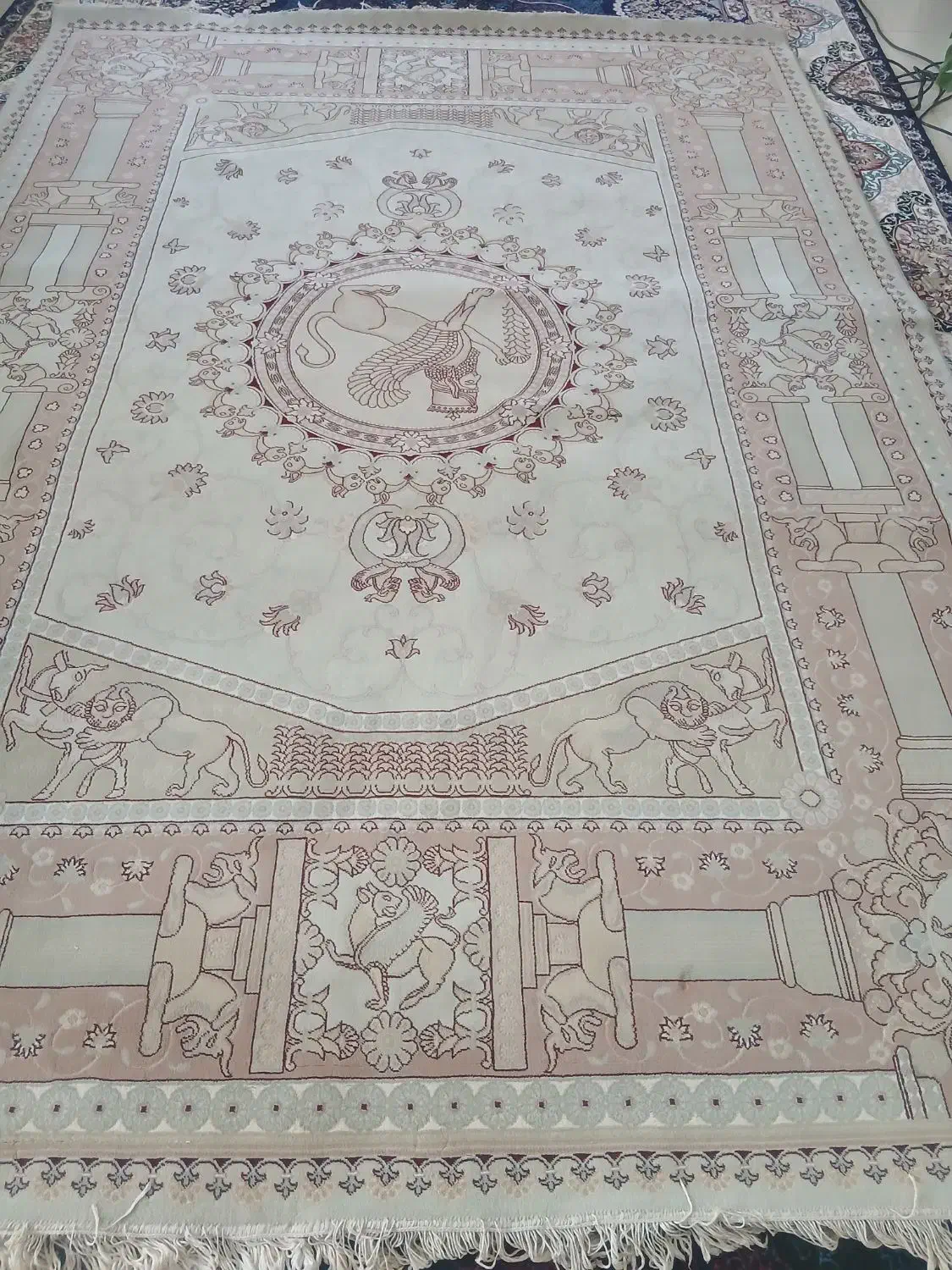 فرش ۹متری تک ۷۰شانه درحد نو سالم سالم سنگین|فرش|بجنورد, |دیوار