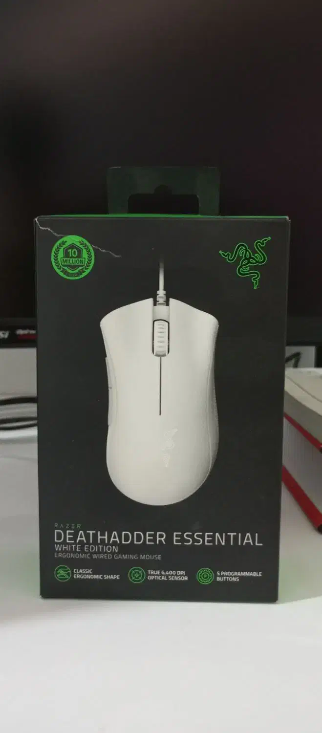 موس Razer deathadder essential white edition|قطعات و لوازم جانبی رایانه|سنندج, |دیوار