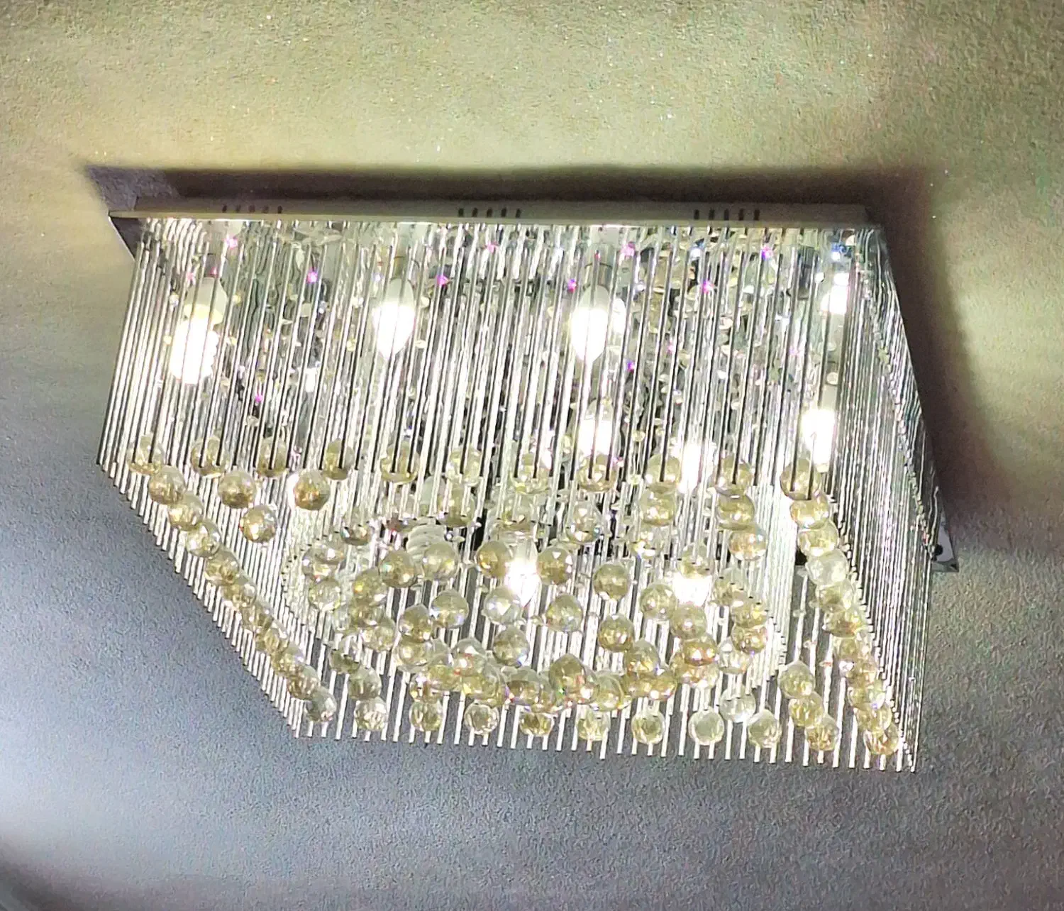 لوستر کریستالی|لوستر و چراغ آویز|تهران, شهرک رضویه|دیوار