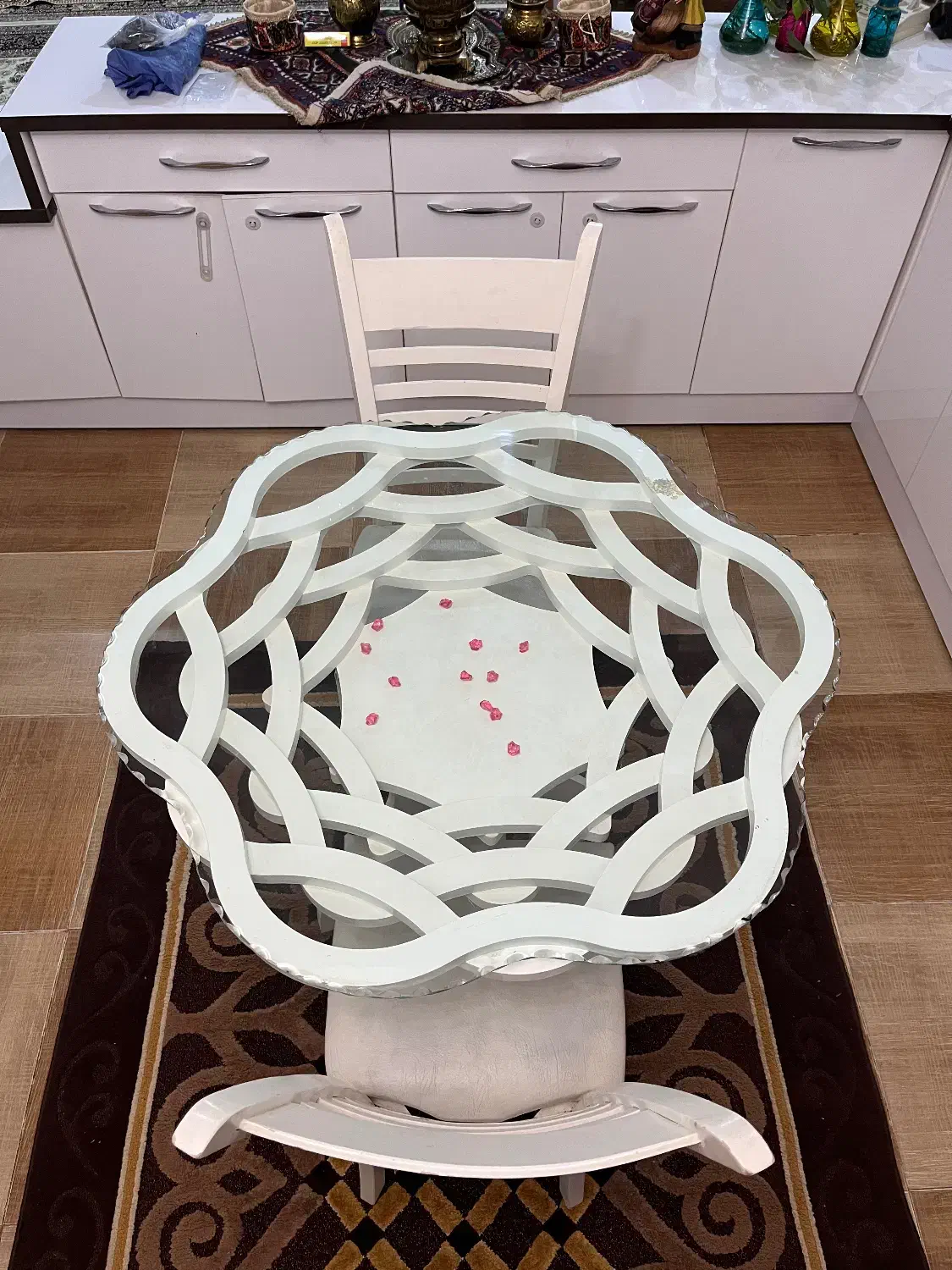 میز آشپزخانه نو چهار نفره|میز و صندلی غذاخوری|رفسنجان, |دیوار