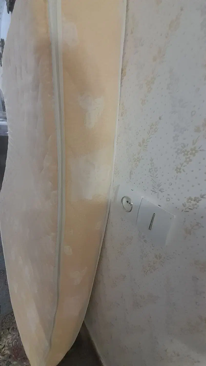 تخت خوابدفلزی دو نفره با تشک|تخت و سرویس خواب|زرند, |دیوار