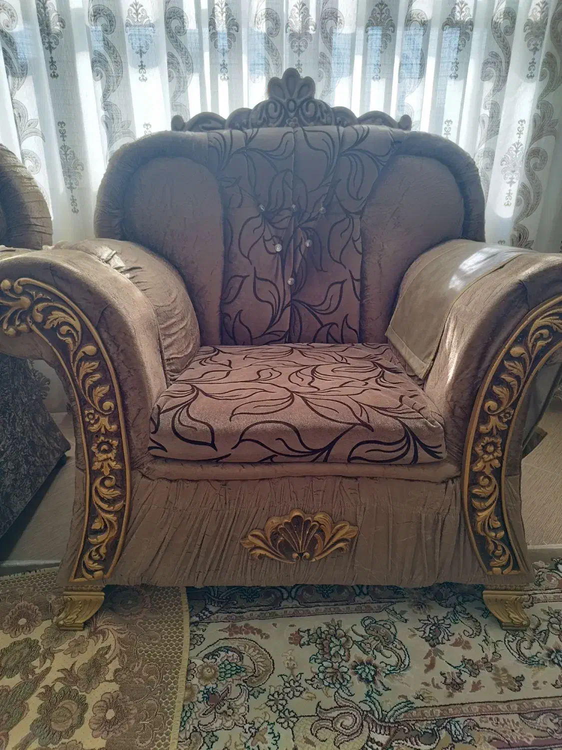 مبل ۷نفره|مبلمان خانگی و میز عسلی|گناباد, |دیوار