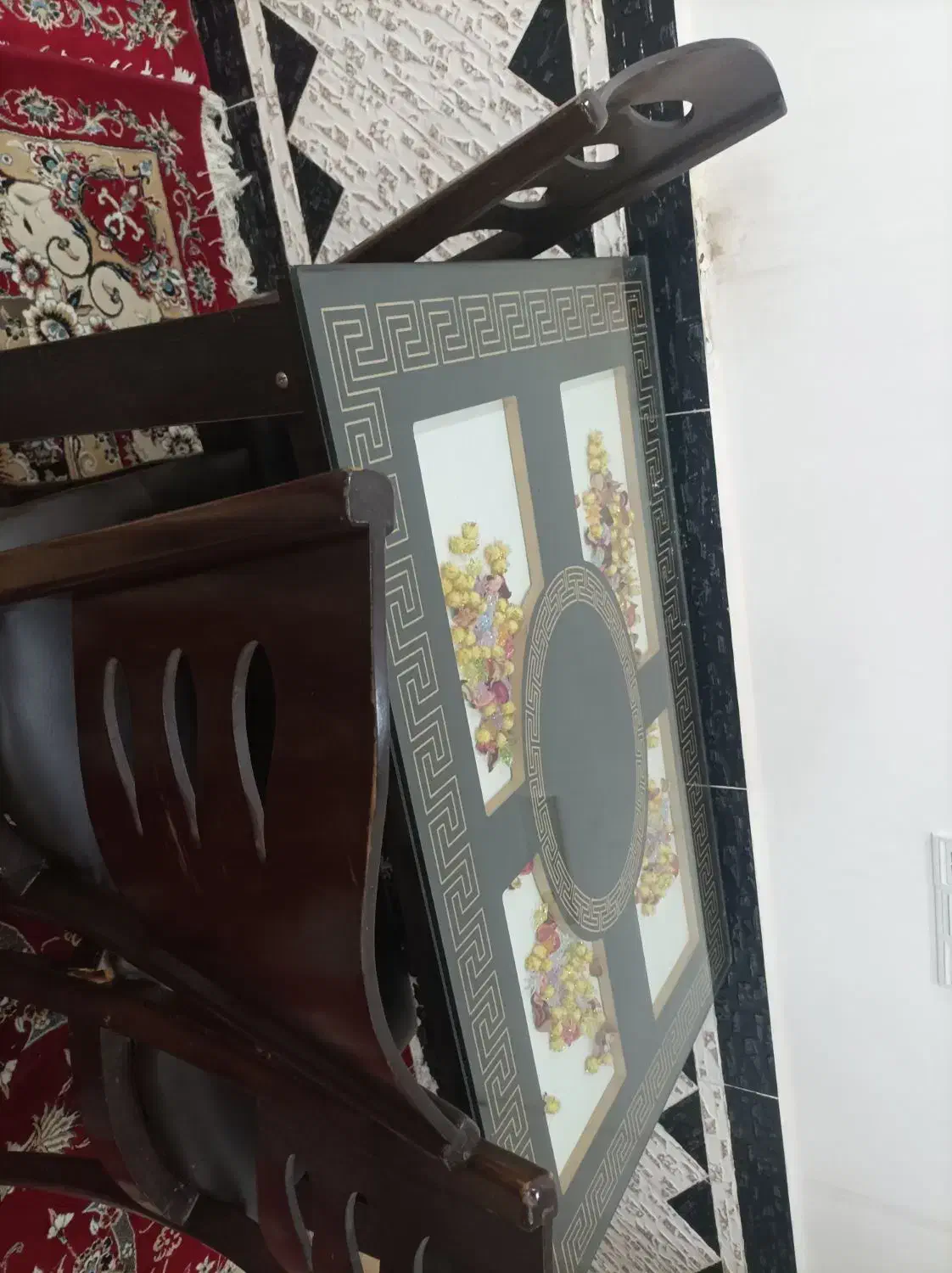 میز نهار خوری|میز و صندلی غذاخوری|دزفول, |دیوار