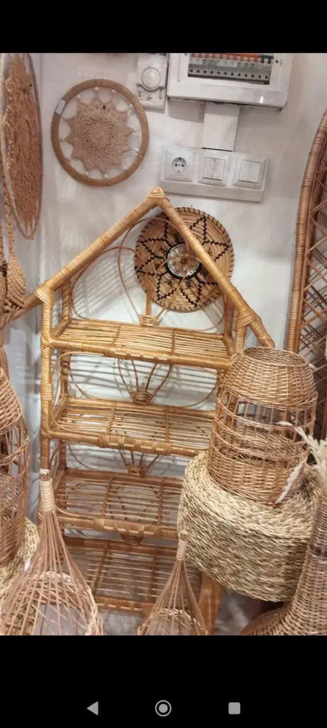 استند حصیری 4طبقه|صنایع دستی و سایر لوازم تزئینی|مشهد, کوی المهدی|دیوار