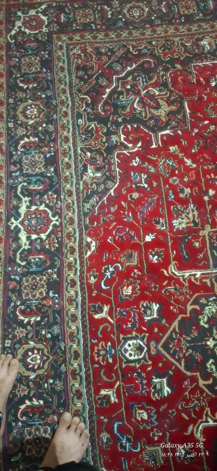 قالی 9متری|فرش|امیدیه, |دیوار