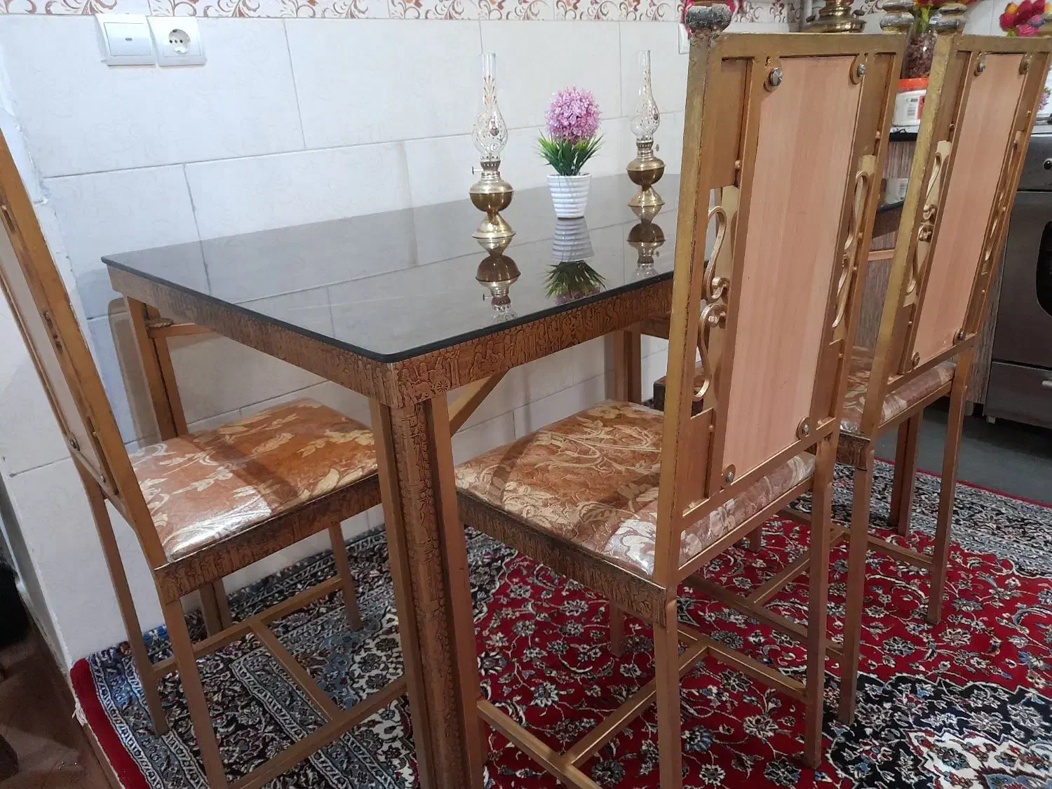 میز غذا خوری ۶نفره|میز و صندلی غذاخوری|اقبالیه, |دیوار