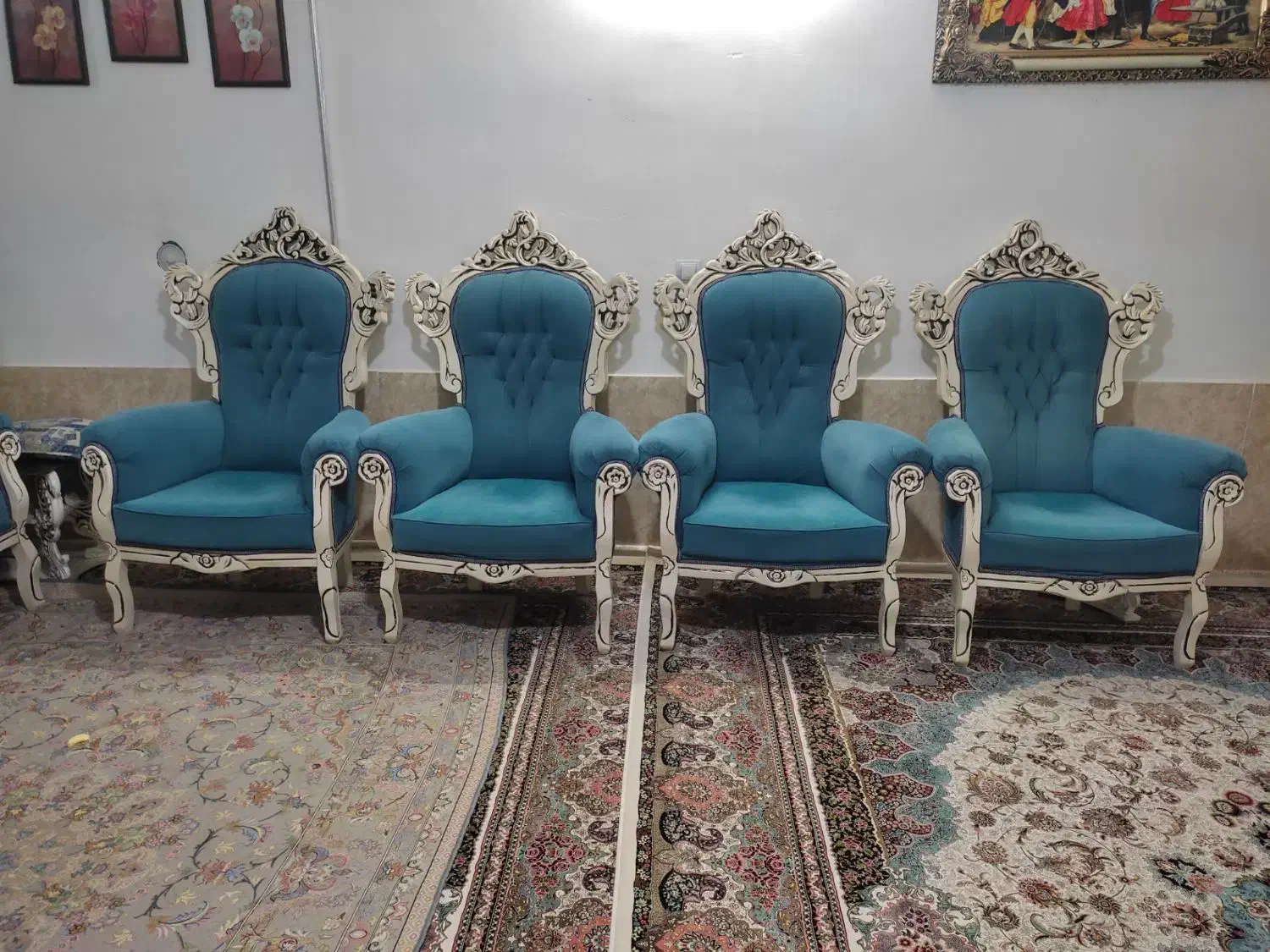 مبل ۹نفره در حد نو بسیار تمیز|مبلمان خانگی و میز عسلی|سبزوار, قلعه‌نو دهزار|دیوار