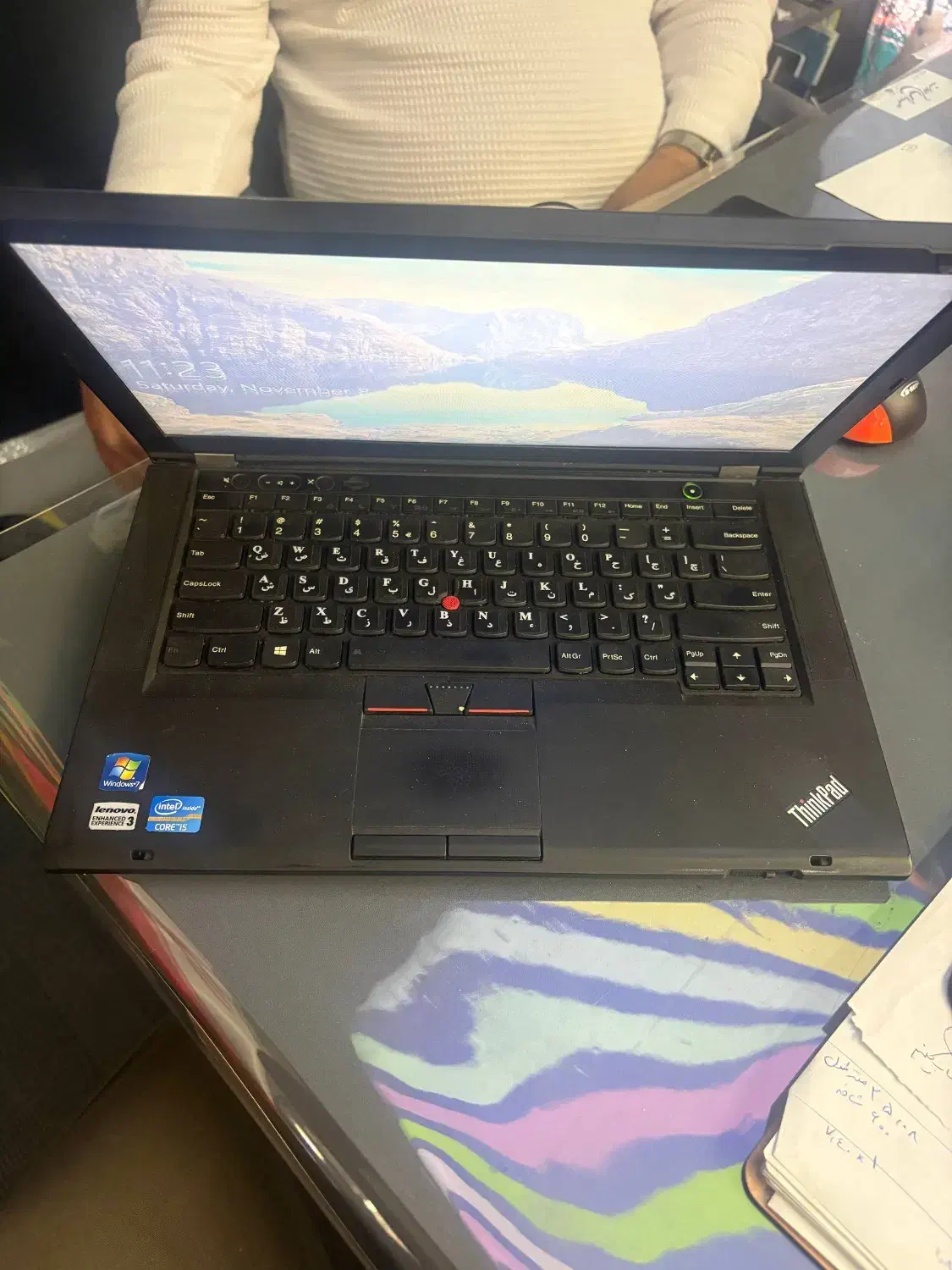 لپ تاپ think pad|رایانه همراه|تهران, درختی|دیوار