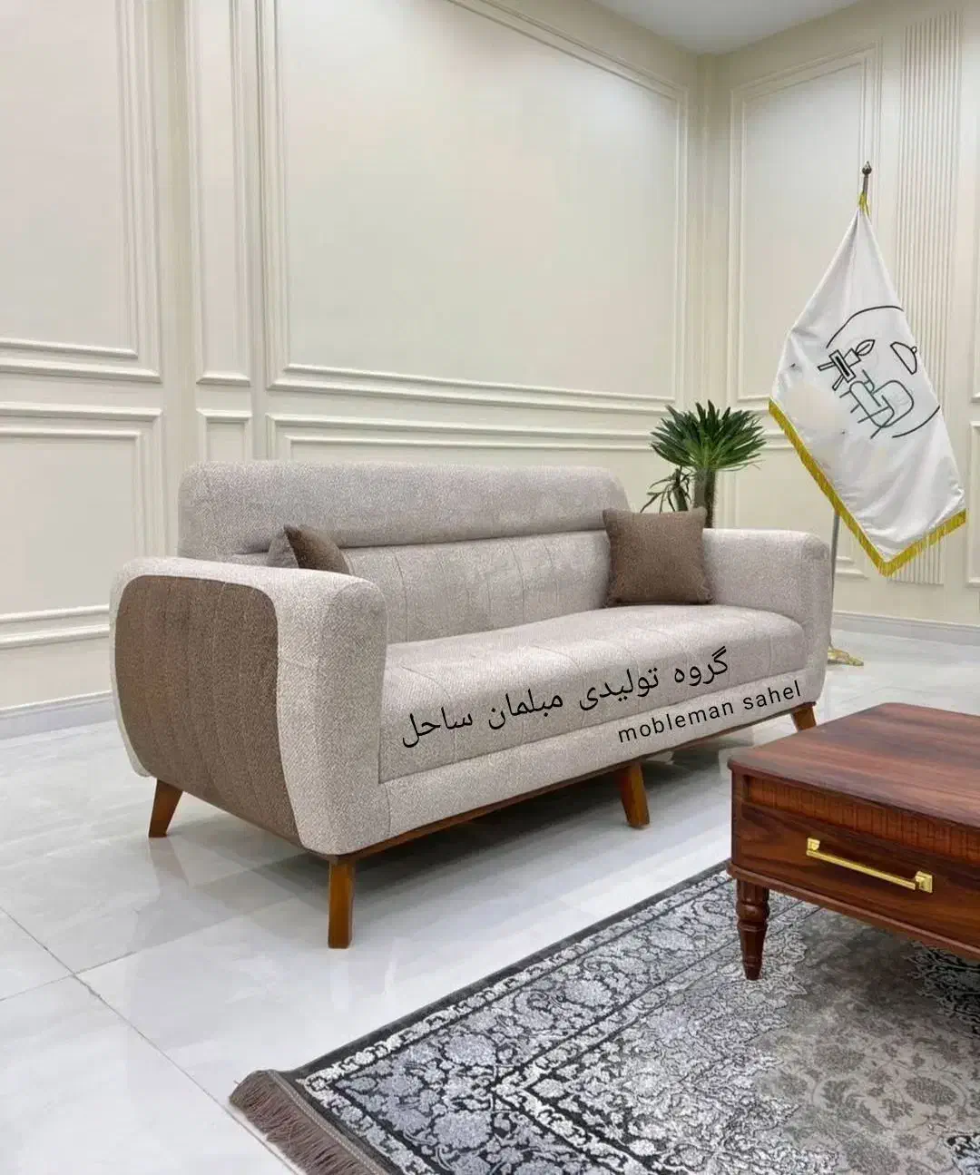 مبل مینی شاتل  چستر ۷نفره شرکتی آماده تحویل اقساط|مبلمان خانگی و میز عسلی|هشتگرد, شهرک وحدت|دیوار