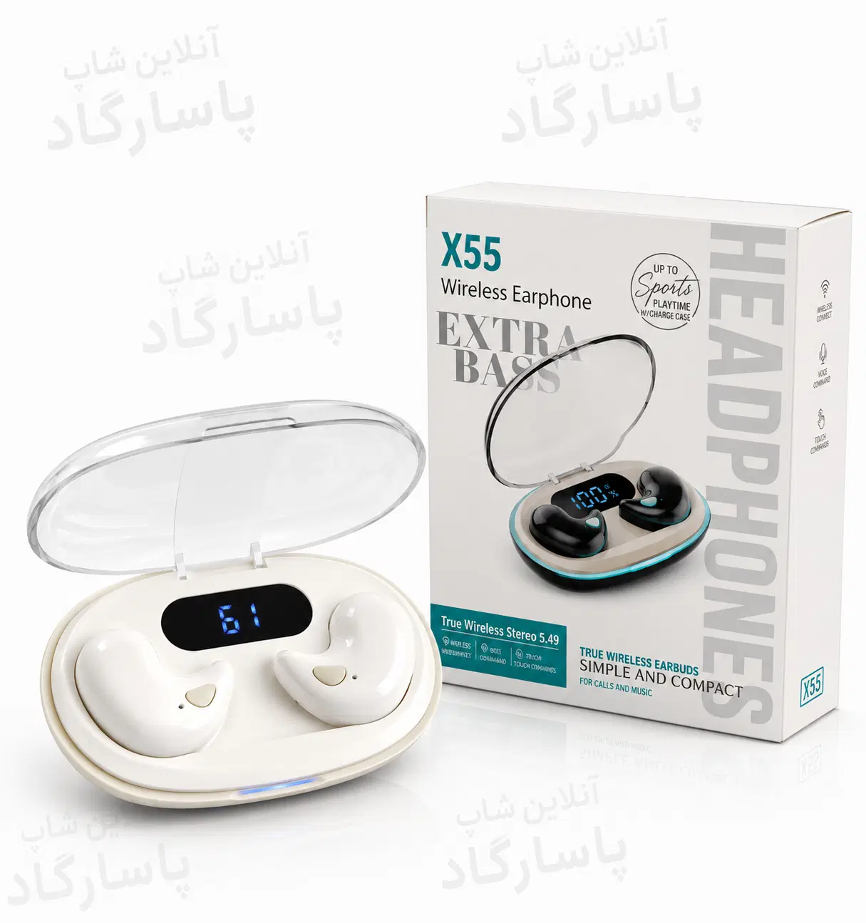 ایرپاد x55/هندزفری بلوتوثی حلزونی/تک عمده|لوازم جانبی موبایل و تبلت|تهران, افسریه جنوبی|دیوار
