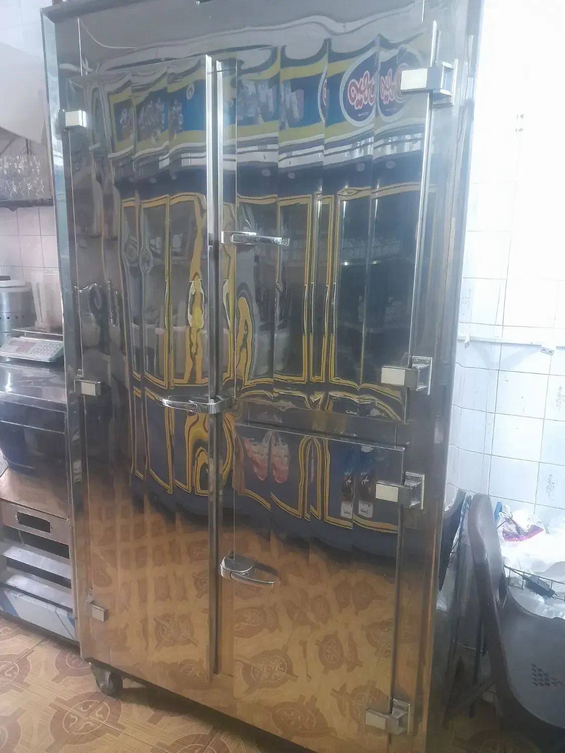 یخچال تمام استیل سالم سالم تمیز|فروشگاه و مغازه|خمینیشهر, |دیوار