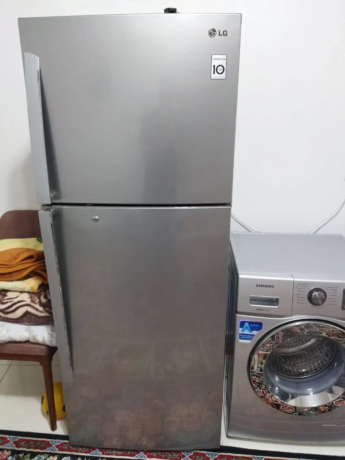 یخچال الجی 26فوت و لباسشویی 7کیلو سامسونگ|یخچال و فریزر|سنندج, |دیوار