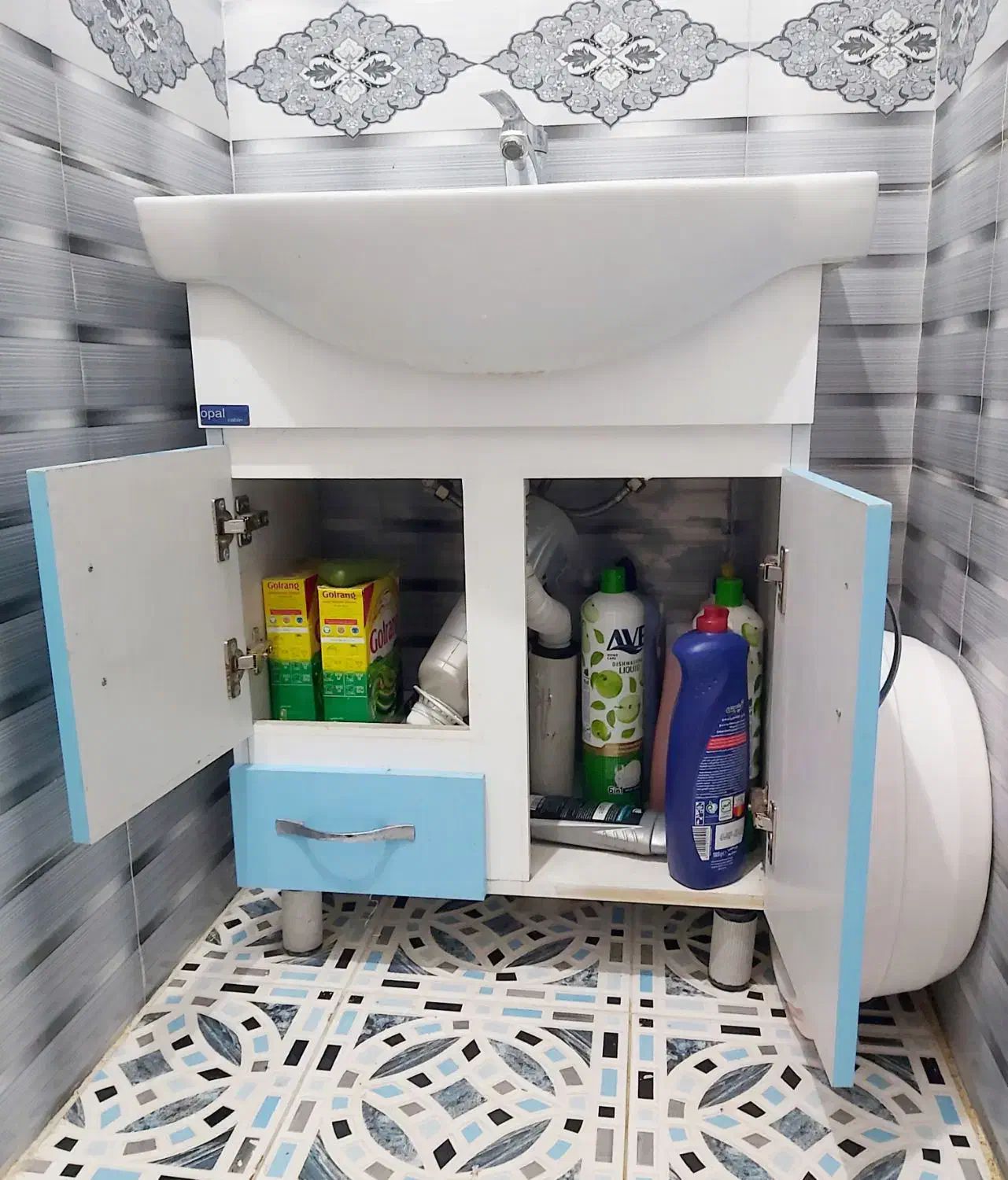 روشویی کابینت دار|لوازم سرویس بهداشتی|شوش, |دیوار