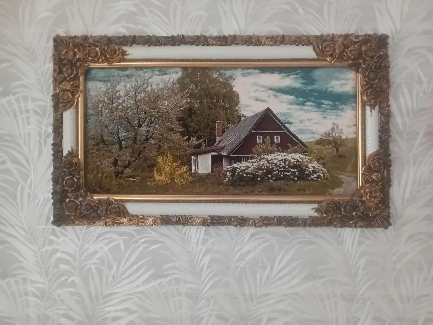 تابلو فرش منظره|تابلو فرش|کرمانشاه, |دیوار